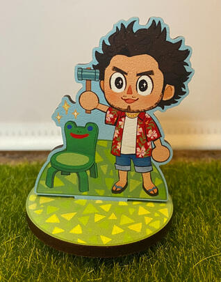 Ichiban Froggy Chair Wooden Standee