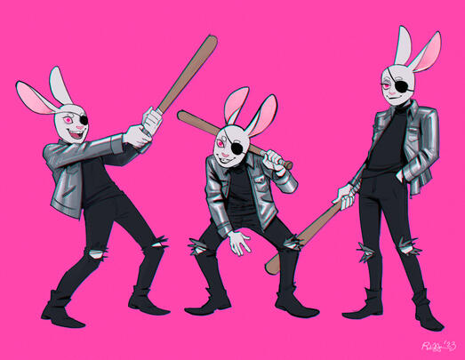 Rebel Rabbit (original character)