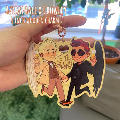 Aziraphale x Crowley Charm